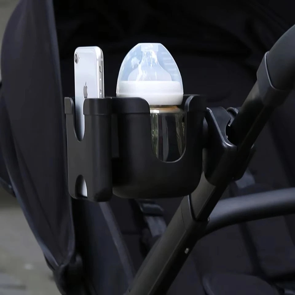 Kinderwagen Handy- & Getränkehalterung – praktisch, stabil, universell
