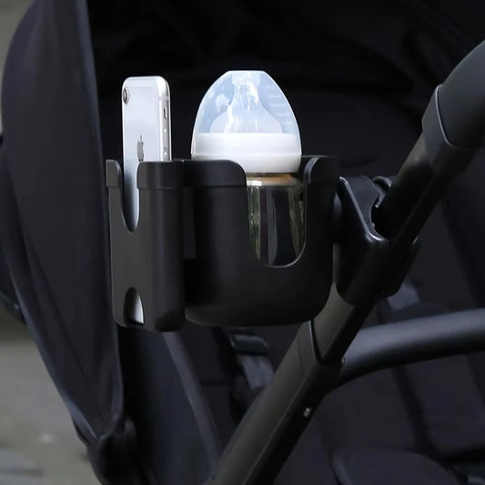 Kinderwagen Handy- & Getränkehalterung – praktisch, stabil, universell