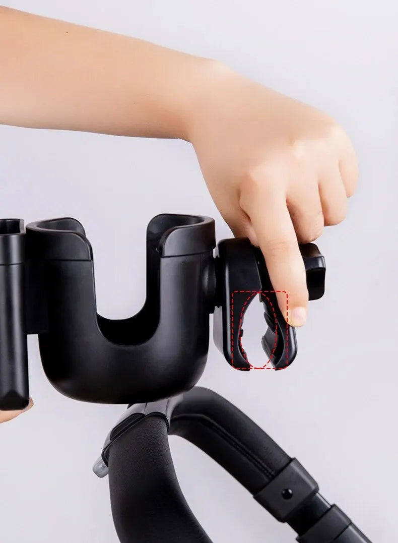 Kinderwagen Handy- & Getränkehalterung – praktisch, stabil, universell