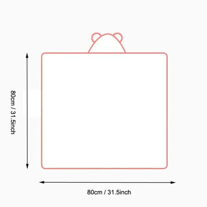 Baby Fleece Handtuch 80x80
